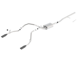 Product of Borla 140537BC ATAK ® Series Cat Back System Single Exhaust System Kit 