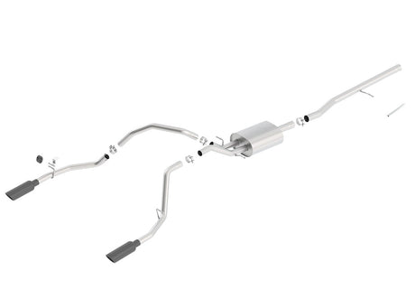 Product of Borla 140537BC ATAK ® Series Cat Back System Single Exhaust System Kit 