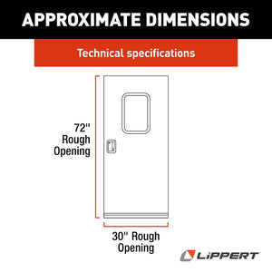 Product of Lippert Components V000149585 Entry Door