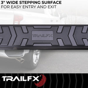 Product of TrailFX AL4002B TrailFX A4 Series Nerf Bar With Surface Steps 