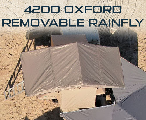 Product of Overland Vehicle Systems 18119933 Vehicle Rooftop Polyester Cotton Canvas Tent Sleeps 3 Adults 