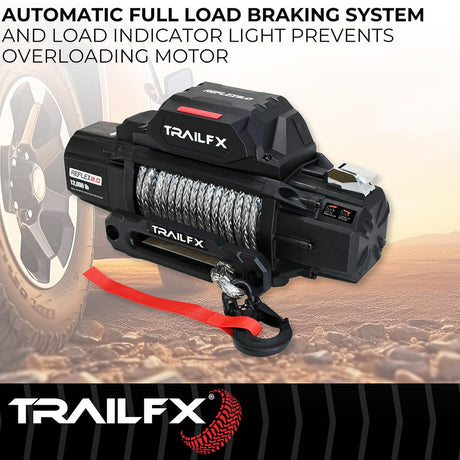 Product of TrailFX WRS212B 12000 Pound Vehicle Recovery Winch 