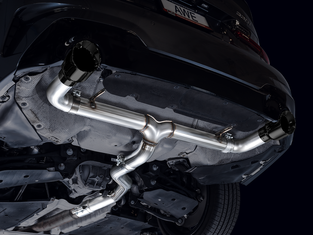 Product of AWE Tuning 3020-33429 Track Edition Axle-Back System Exhaust System Kit 