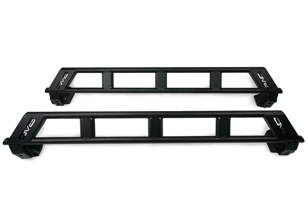 Product of DV8 Offroad SRBR-01 Black Steel Round Rocker Panel Guard 