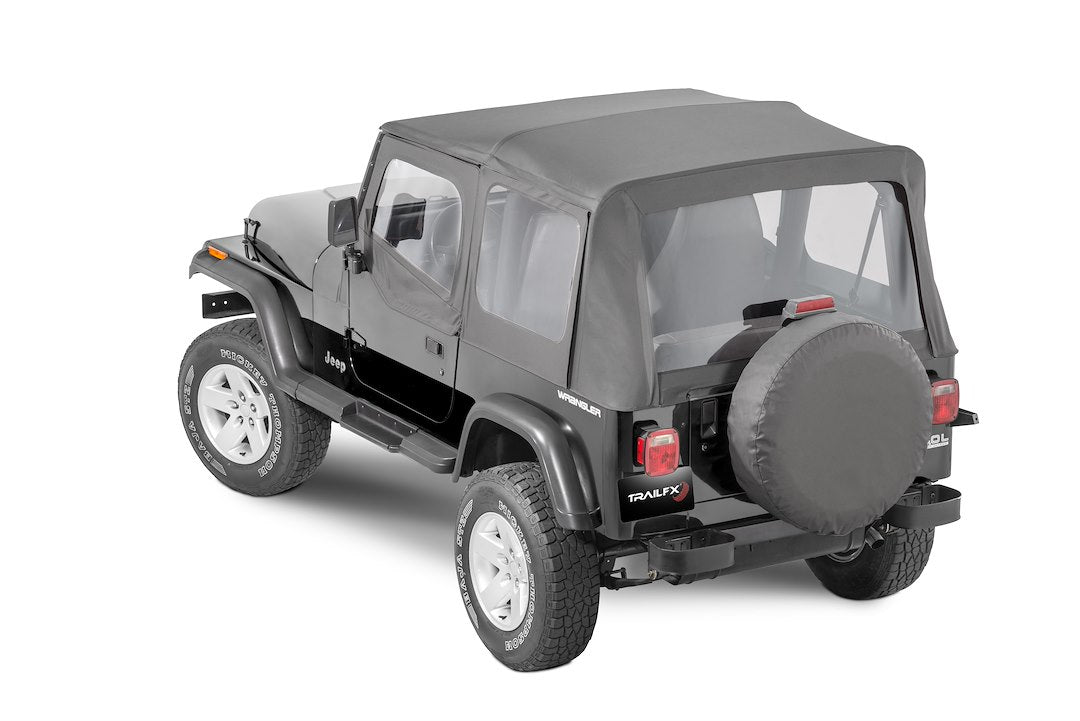 Product of TrailFX JTOE001 Standard Top Black Diamond Fabric Soft Top 