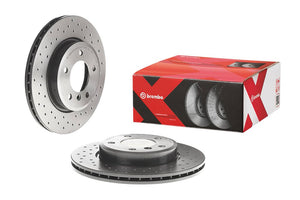 Product of Brembo 0977011XC02 Xtra Vented Cross Drilled 1 Piece Brake Rotor 