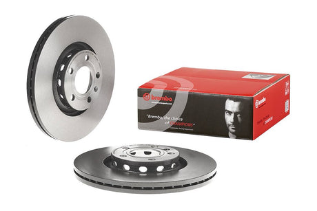 Product of Brembo 09869011C02 Solid 1-Piece Brake Rotor 
