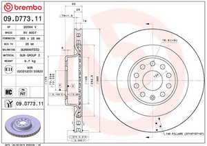 Brembo 09d77311c02 Brake Rotor||09d77311c02_1.Png||86||brm09d77311||1684379