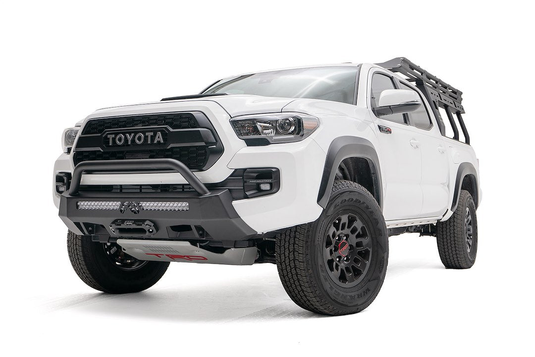 Product of Fab Fours TT16-N3652-1 Hidden Winch Steel Powder Coated Bumper 