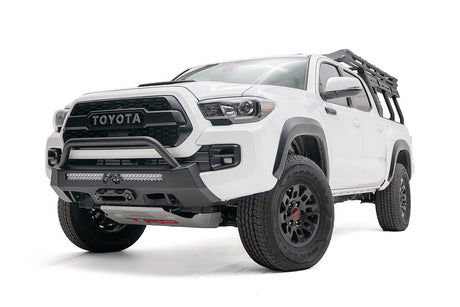 Product of Fab Fours TT16-N3652-1 Hidden Winch Steel Powder Coated Bumper 