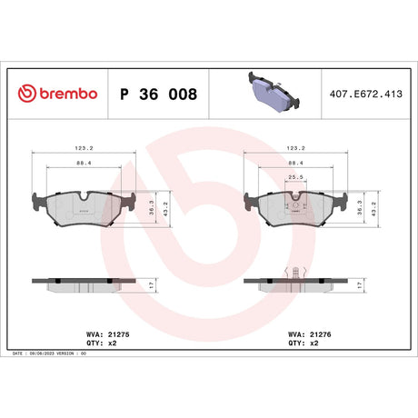 Brembo P36008 Brake Pad||p36008_Drw.Jpg||86||brmp36008||1754594