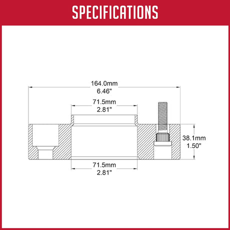 Product of Coyote Wheel Accessories 5500-5500h-C Wheel Adapter
