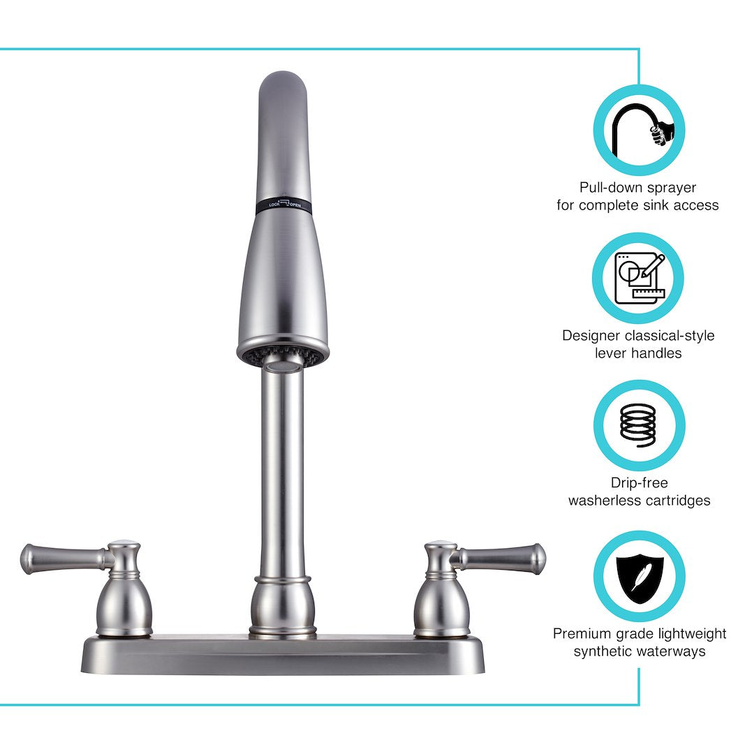 Dura Faucet Df-Pk350l-Sn Faucet||df-Pk350l-Sn.Jpg||89||d6udfpk350lsn||1316661