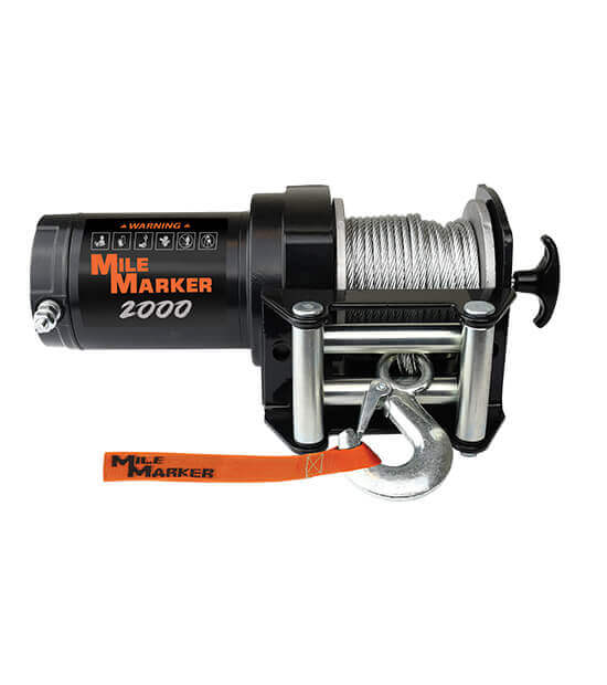 Product of Mile Marker 76-50200 2000 Pound ATV/ UTV Winch 