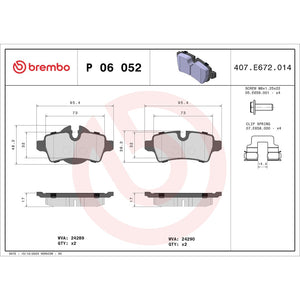 Brembo P06052 Brake Pad||p06052_Drw.Jpg||88||brmp06052||1752291