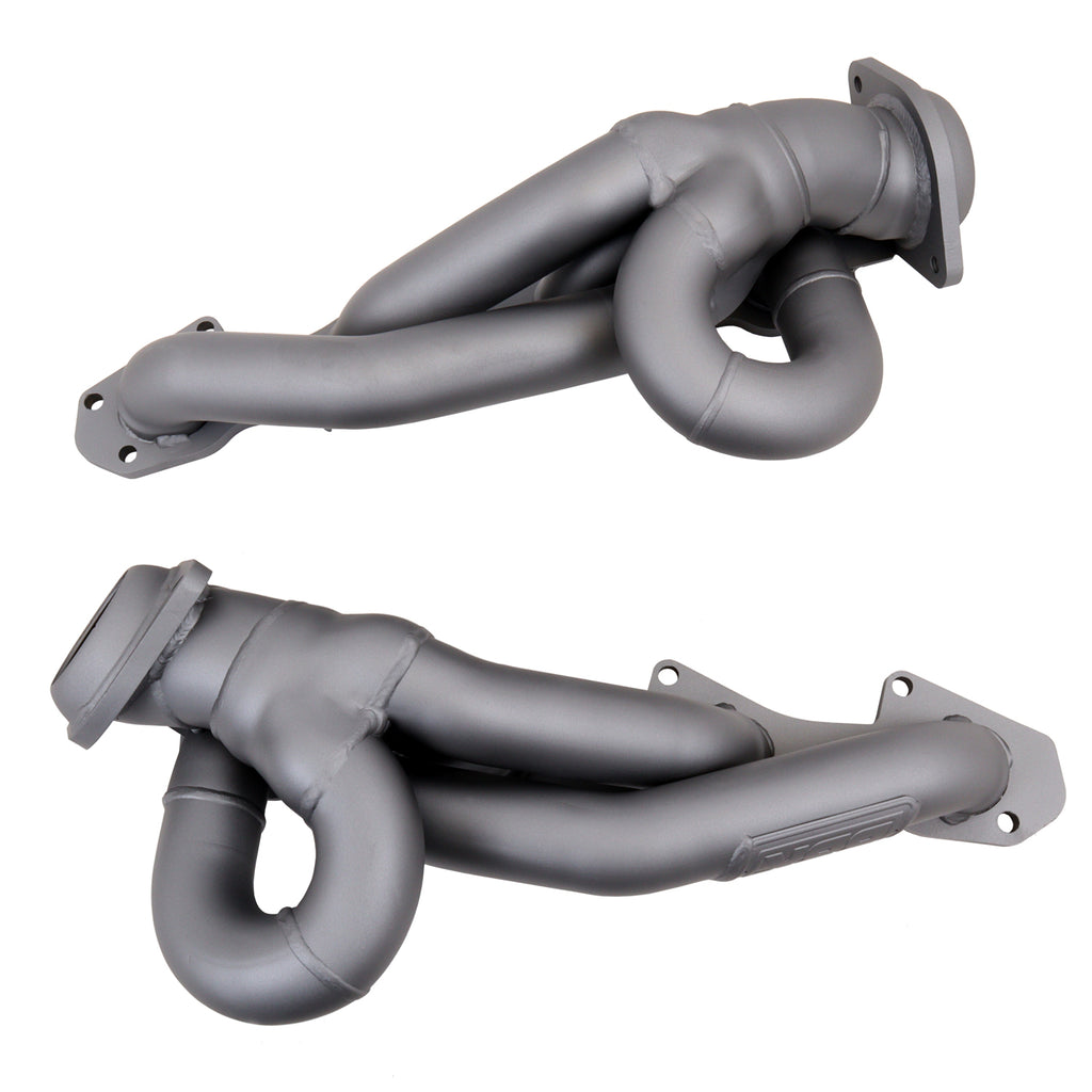 Product of BBK Performance Parts 4014 Short Tube Chrome Plated Steel Exhaust Header 
