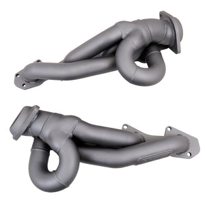 Product of BBK Performance Parts 4014 Short Tube Chrome Plated Steel Exhaust Header 