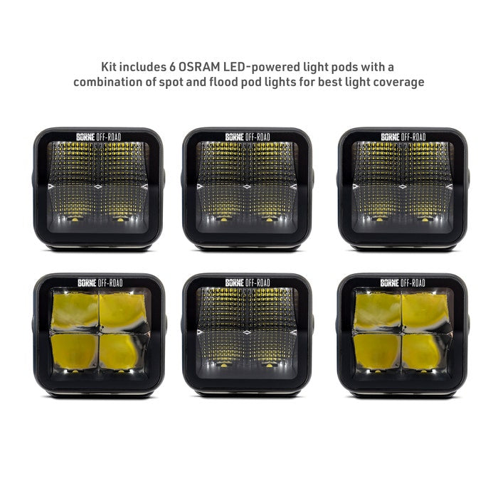 Borne Off-Road Bnlt-Br-21s-B6 Driving/ Fog Light||bnlt-Br-21s-B6_4.Jpg||89||m1nnltbr21sb6||2256157