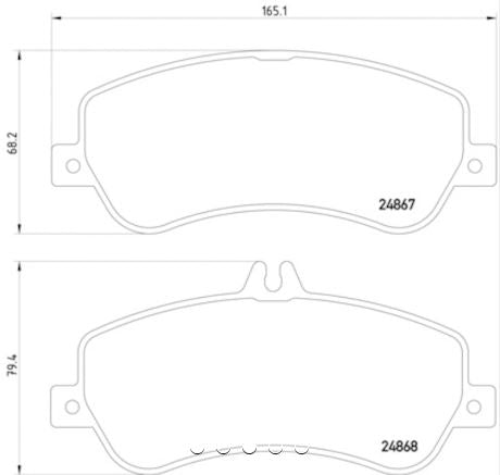 Product of Hella 355014221 Brake Pad - 