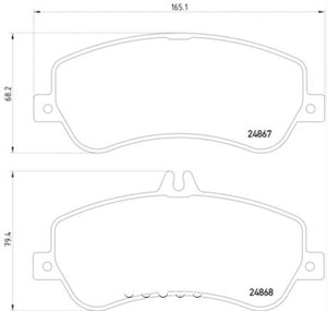 Product of Hella 355014221 Brake Pad - 