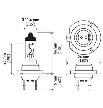 Product of Hella H7 24v Headlight Bulb