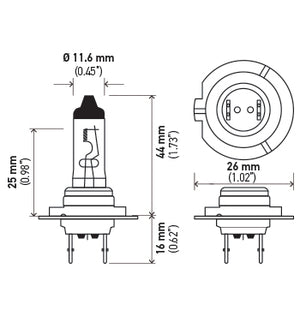 Hella H7 24v Headlight Bulb||h7 24v.Pt01.Jpg||86||h57h724v||1171994