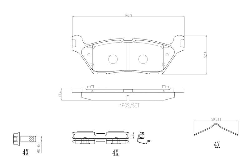 Brembo P24252 Brake Pad||p24252_2.Jpg||87||brmp24252||2091813