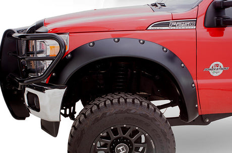 Product of Bushwacker 20043-02 Pocket Style/ Exposed Fasteners Black Fender Flare - Set Of 2 