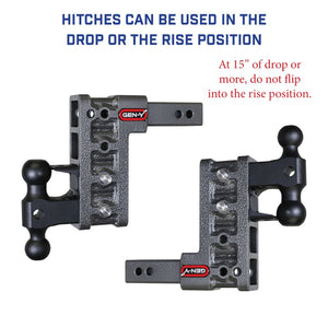 Product of Gen-Y Hitch GH-1724 Receiver Trailer Hitch Ball Mount 