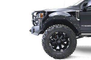 Product of Fab Fours FS17-A4160-1 Premium Steel Powder Coated Bumper 
