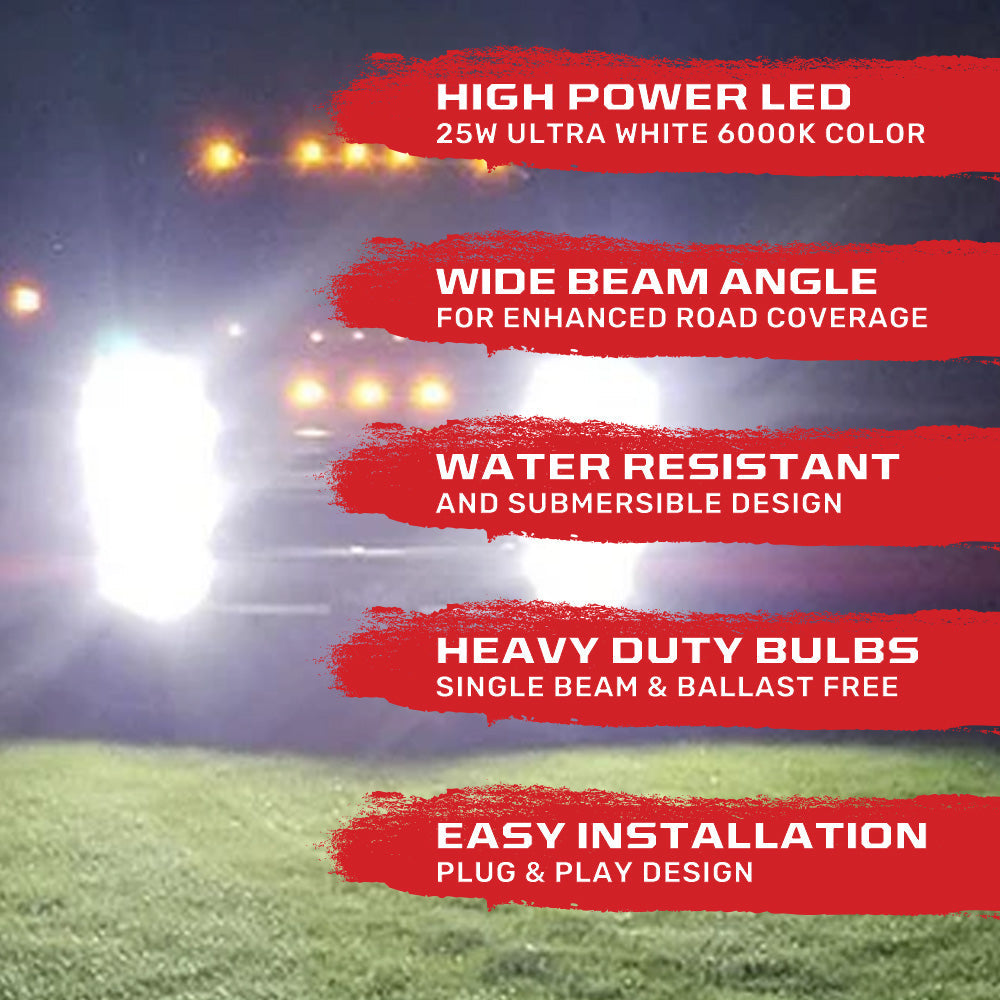 Recon Accessories 264h1ledhpnb Headlight Bulb||264h1ledhpnb_3.Jpg||88||r894h1ledhpnb||1739207