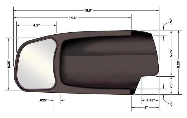 Product of Cipa Usa 11402 Exterior Towing Mirror
