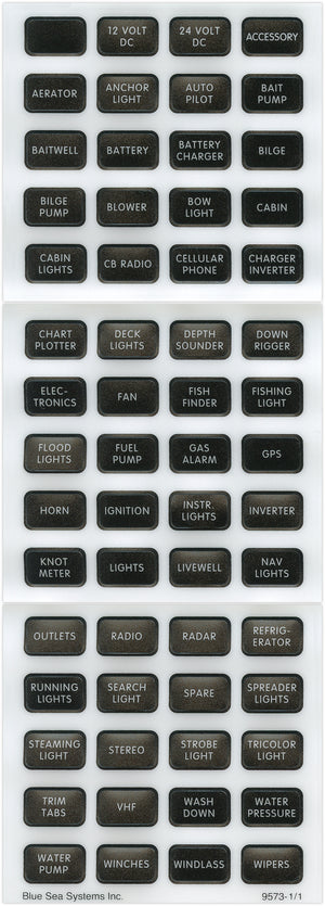 Product of Blue Sea 8214-Bss Multi Purpose Label