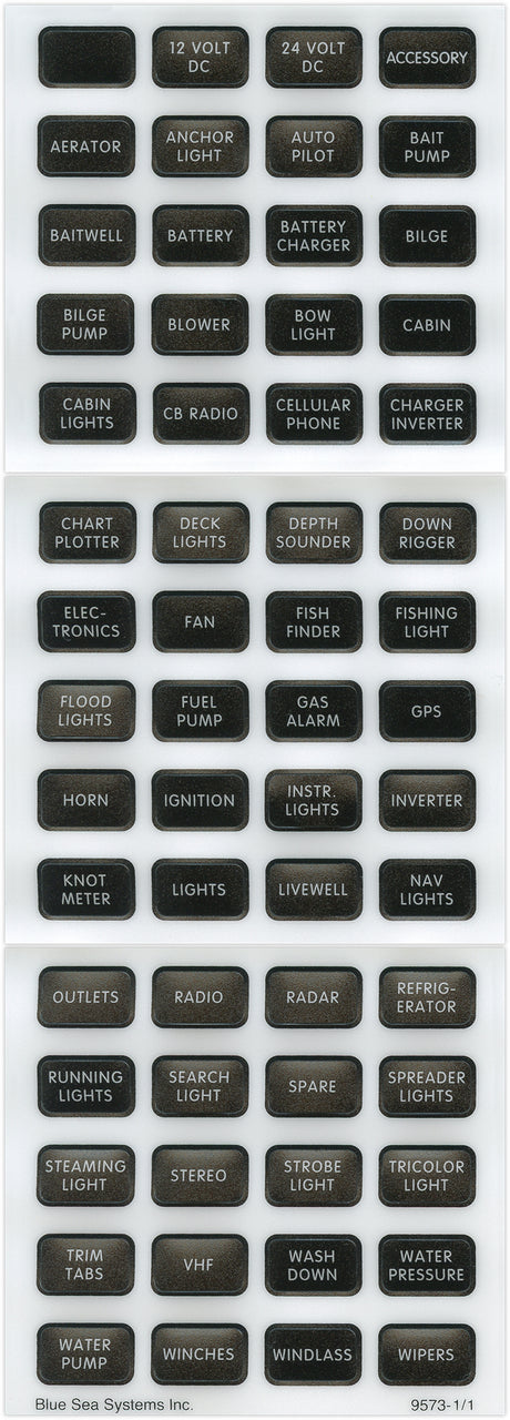 Product of Blue Sea 8214-Bss Multi Purpose Label