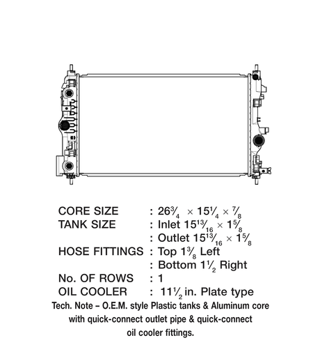 Product of Csf 3523 Radiator