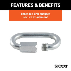 Curt 82901 Trailer Safety Chain Quick Link||82901_3008x1990_Fb.Jpg||87||c9382901||965340