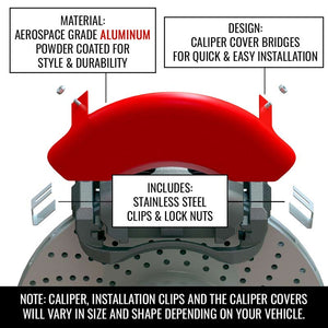 Product of Mgp Caliper Cover 10265smgprd Caliper Cover