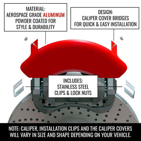 Product of Mgp Caliper Cover 10265smgprd Caliper Cover