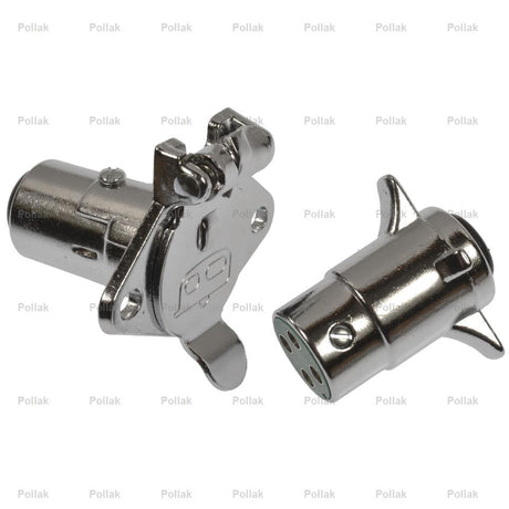 Product of Pollak 11-408P 4 Round Trailer Wiring Connector 