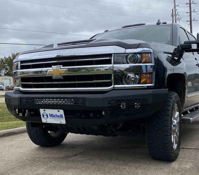 Product of Ranch Hand MFC151BMN Midnight Series Steel Matte Powder Coated Bumper 