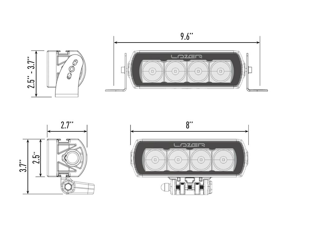Product of Triple-R Light ST4-B Light Bar 