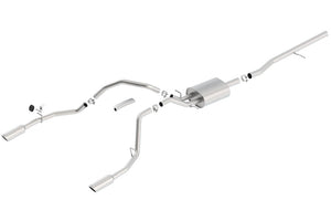 Product of Borla 140535 Touring Cat Back System Single Exhaust System Kit 