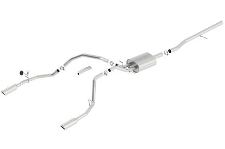 Product of Borla 140535 Touring Cat Back System Single Exhaust System Kit 