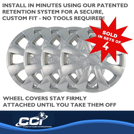 Product of Coast To Coast IWC45015C Silver Set Of 4 