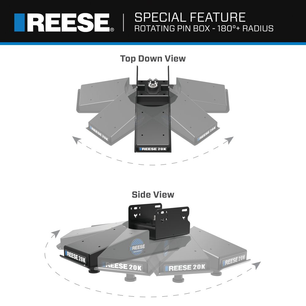 Product of Reese 69220  Fifth Wheel Trailer Hitch Pin Box 