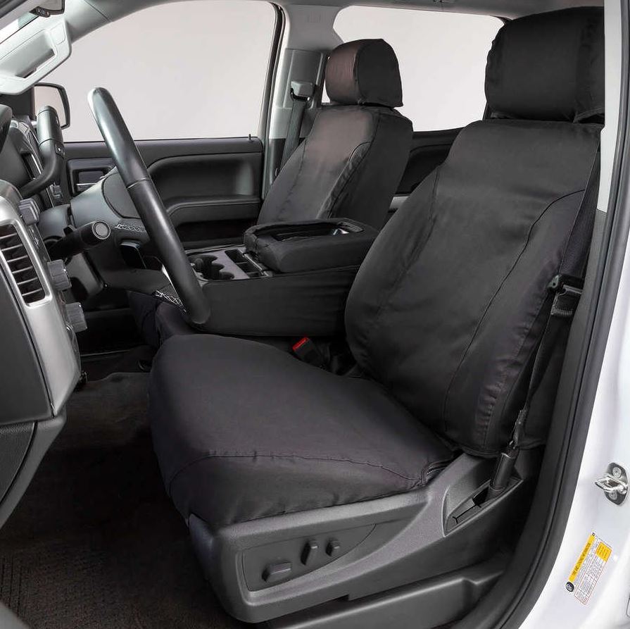 Product of Covercraft SS7527PCCH SeatSaver® Charcoal Black Polycotton Seat Cover 