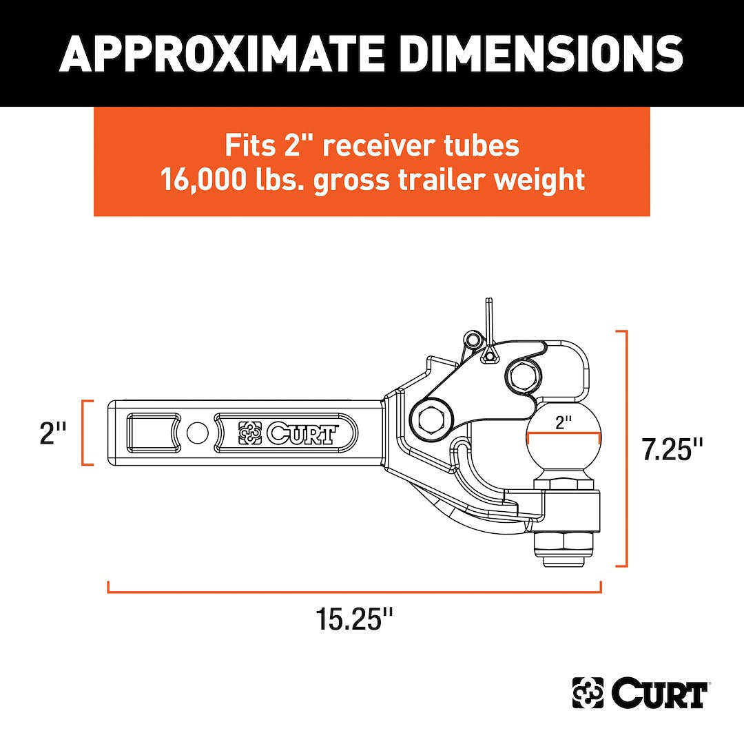 Product of Curt 48007 Pintle Hook