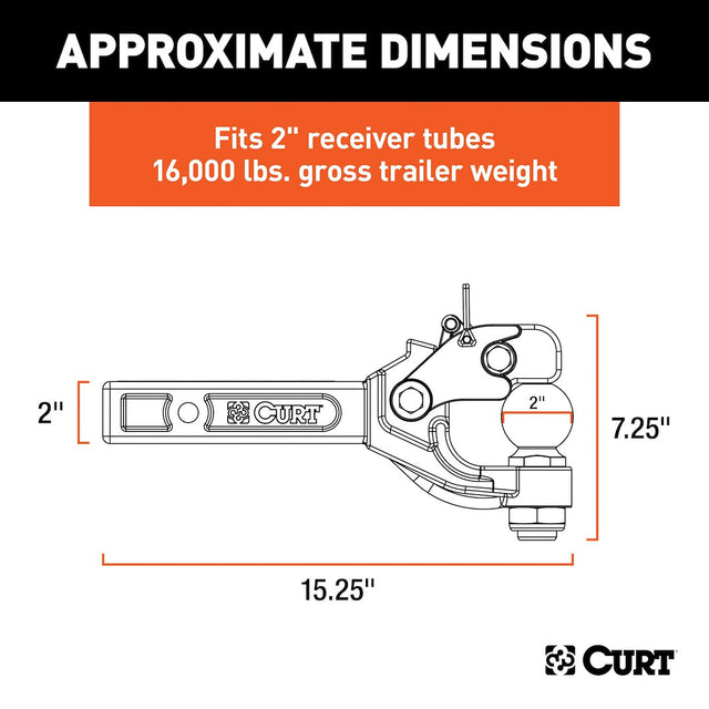 Product of Curt 48007 Pintle Hook