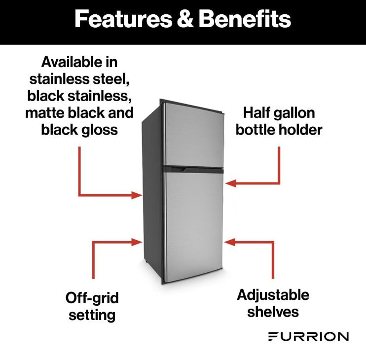 Furrion Llc Fcr10dcgta-Br Refrigerator||||86||f6n2021123808||2018734