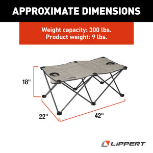 Product of Lippert Components 2021123292 Camping Ottoman
